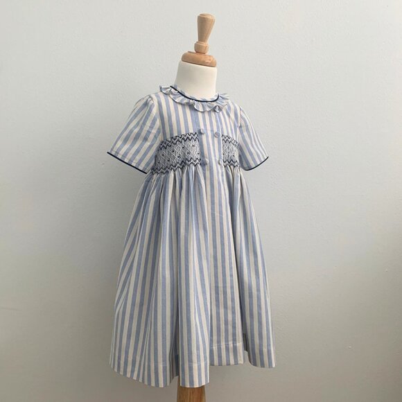 NWT Beautiful Girls Smocked Dress Spanish Style Embroidered Princess Boutique 2T - Picture 2 of 13